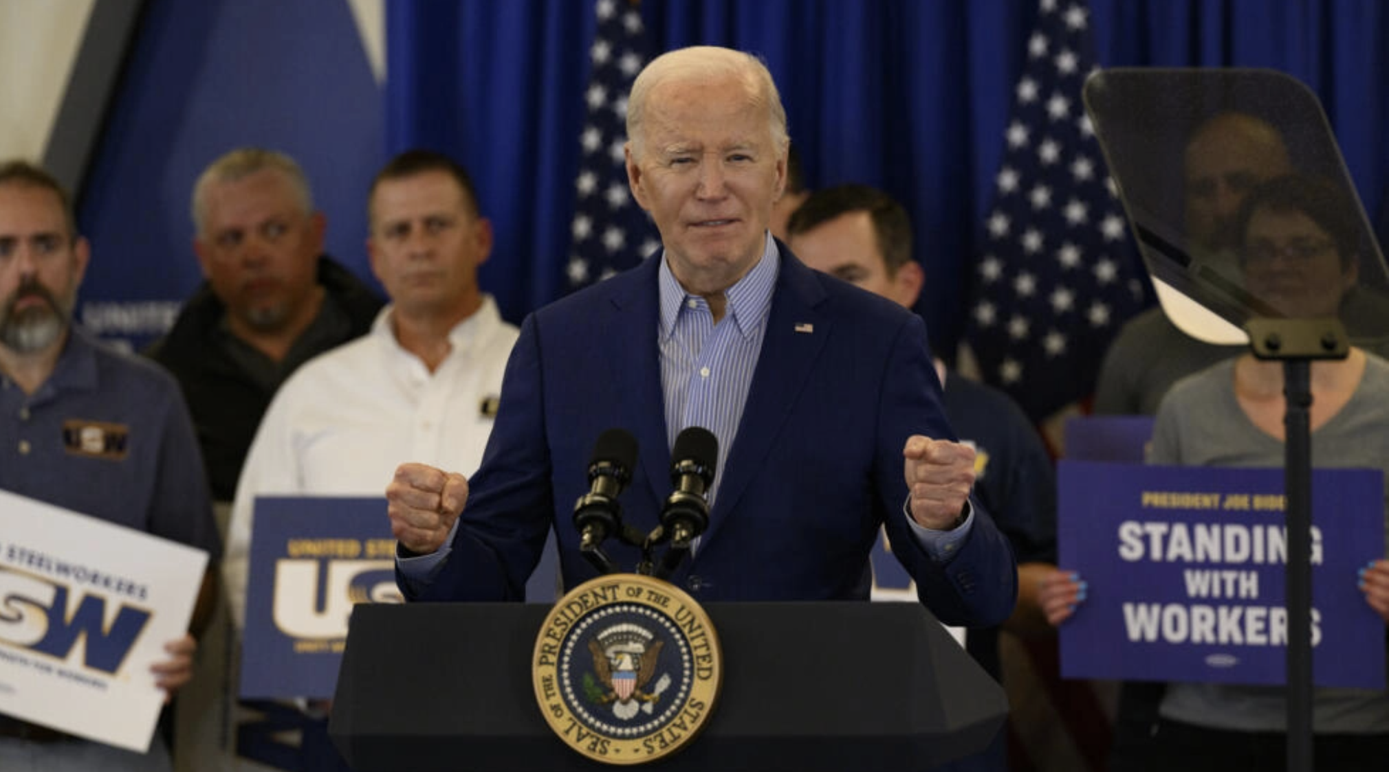 Biden to Block US Steel Sale in Bid for Western PA - Electric Battery Workers Face Union Busting as Kamala Visits - 1,000 Battery Workers Unionize