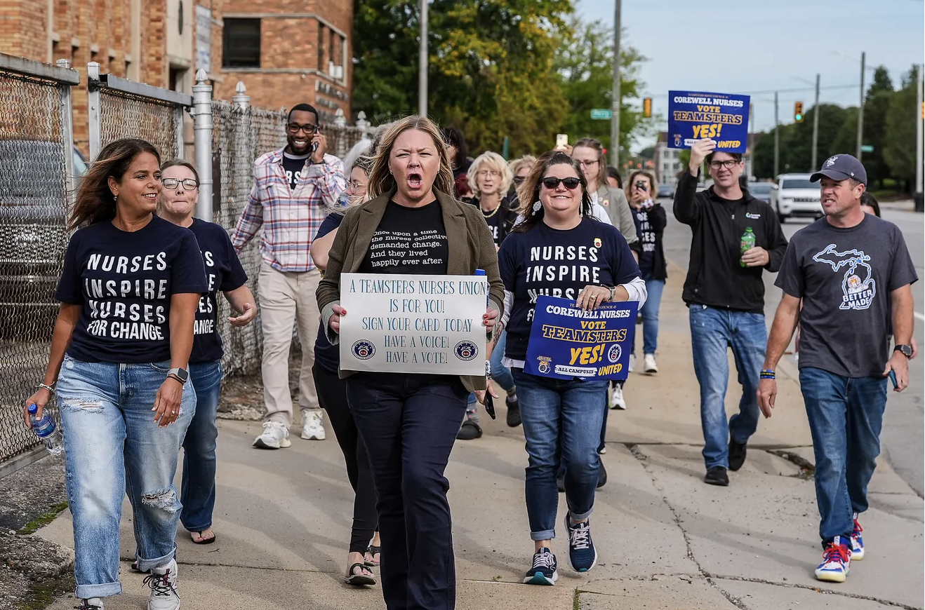 10,000 Michigan Nurses Vote to Unionize - UAW Pulls Back from Southern Organizing - Stellantis Strike Less Likely