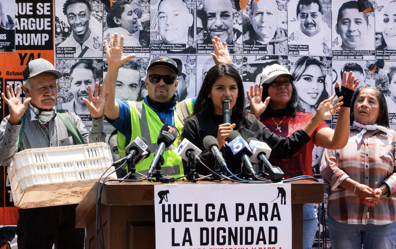 United Farm Workers Not Backing Wildcat Strikes - SEIU Calls August 12th Strike - LA Bus Drivers Won't Cooperate With ICE
