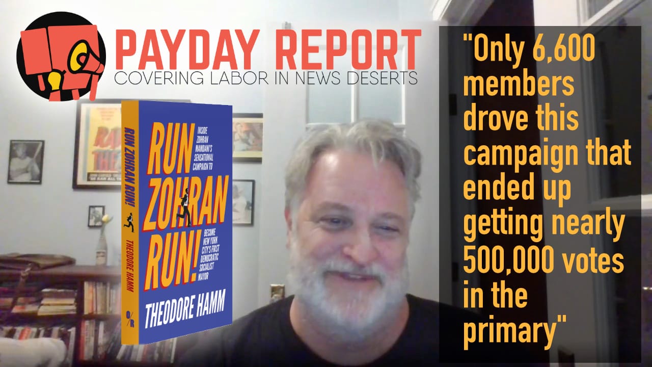 Watch: Ted Hamm Talks His New Book Run Zohran Run!: Inside Zohran Mamdani's Sensational Campaign to Become New York City's First Democratic Socialist Mayor.