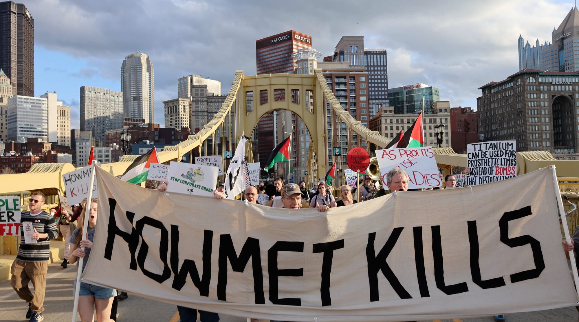 Pittsburgh BDS Activists Inspire National Campaign Against Howmet Aerospace