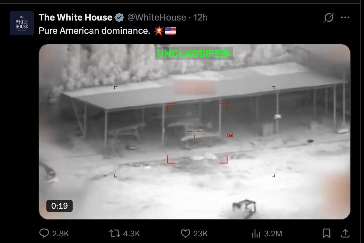 Trump Uses Pittsburgh Pirates’ Paul Skenes Meme to Promote Bombing Iran & “American Dominance”