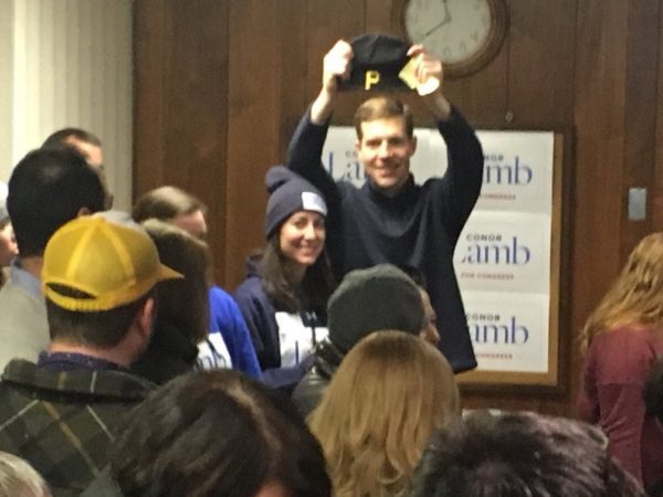 Waving a Pirates Hat, Conor Lamb Rallies Unprecedented Westmoreland Crowd Against Chicago Cubs Owner Joe Ricketts’ TV Buy in #PA18