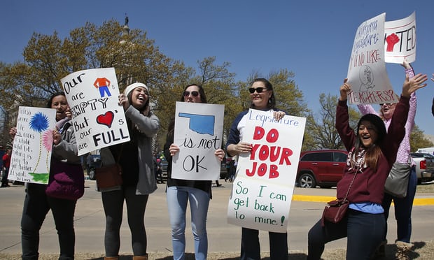 Oklahoma Teachers Launch 110 Mile March to Put Pressure on Legislature