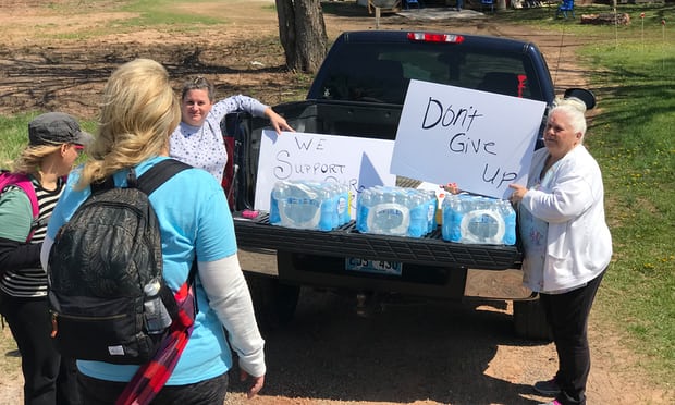 Oklahoma Teachers Pick Up Support in Rural Areas as They March Down Route 66