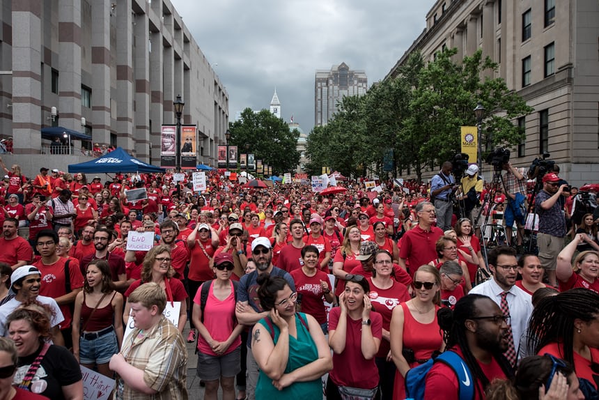 North Carolina Teachers to Strike in Unprecedented Display of Force