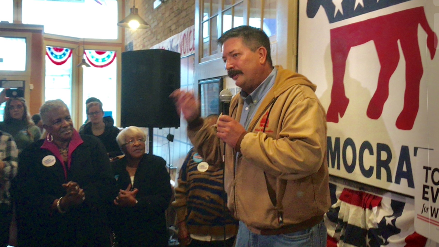 Despite Freezing Rains, Hundreds Knock Doors for Randy Bryce