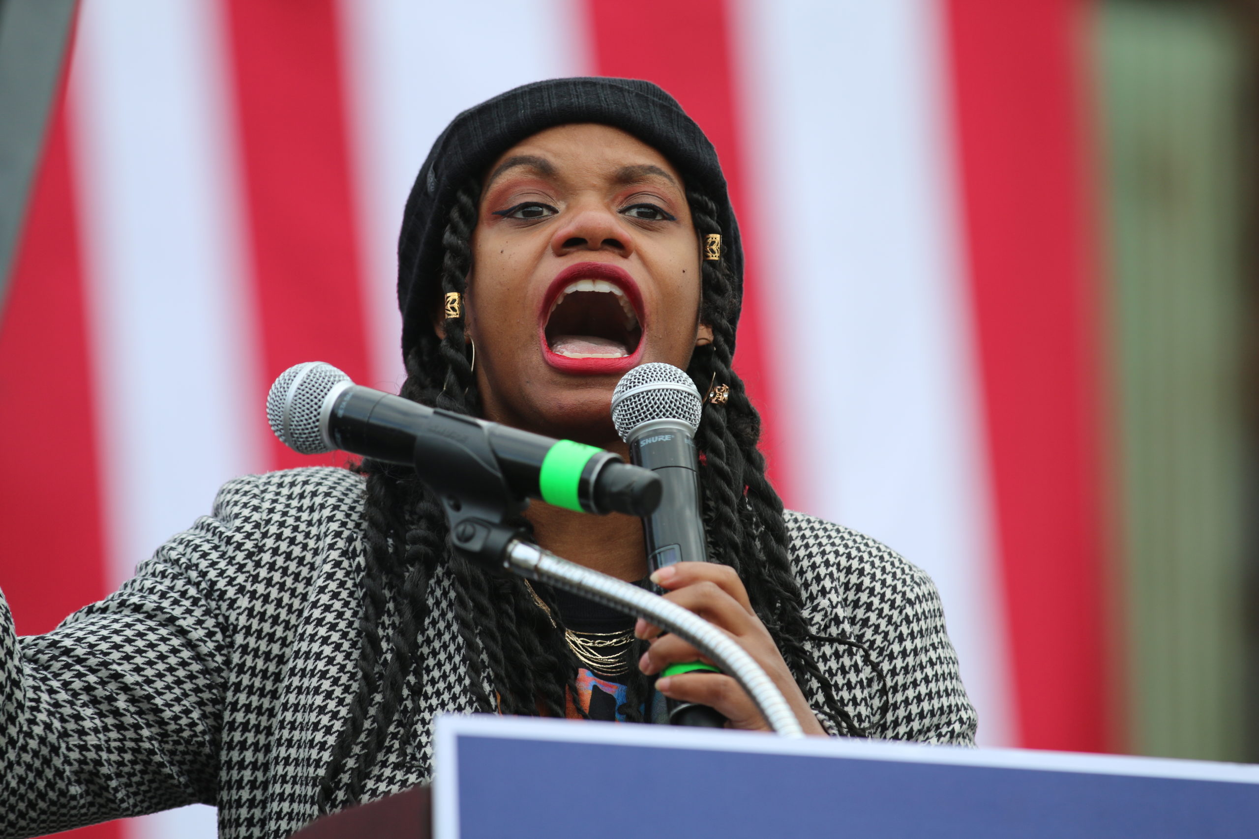 Bernie, Summer Lee & UE Rally Skeptics for Biden in Western PA