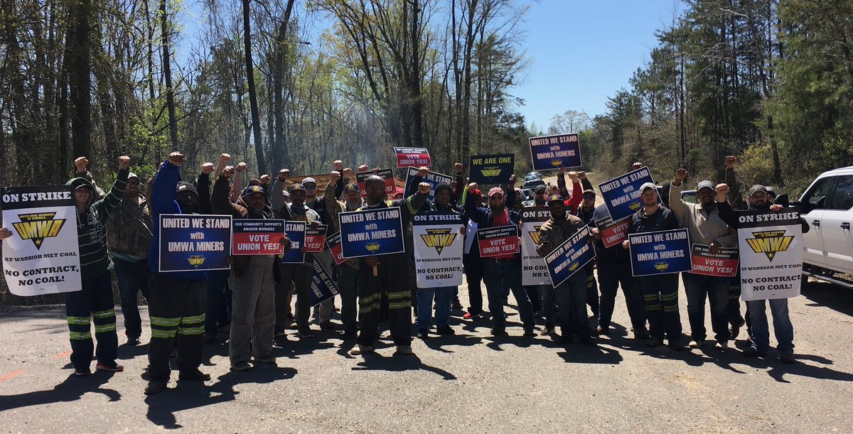 1,100 Coal Miners Go on Strike in Northern Alabama