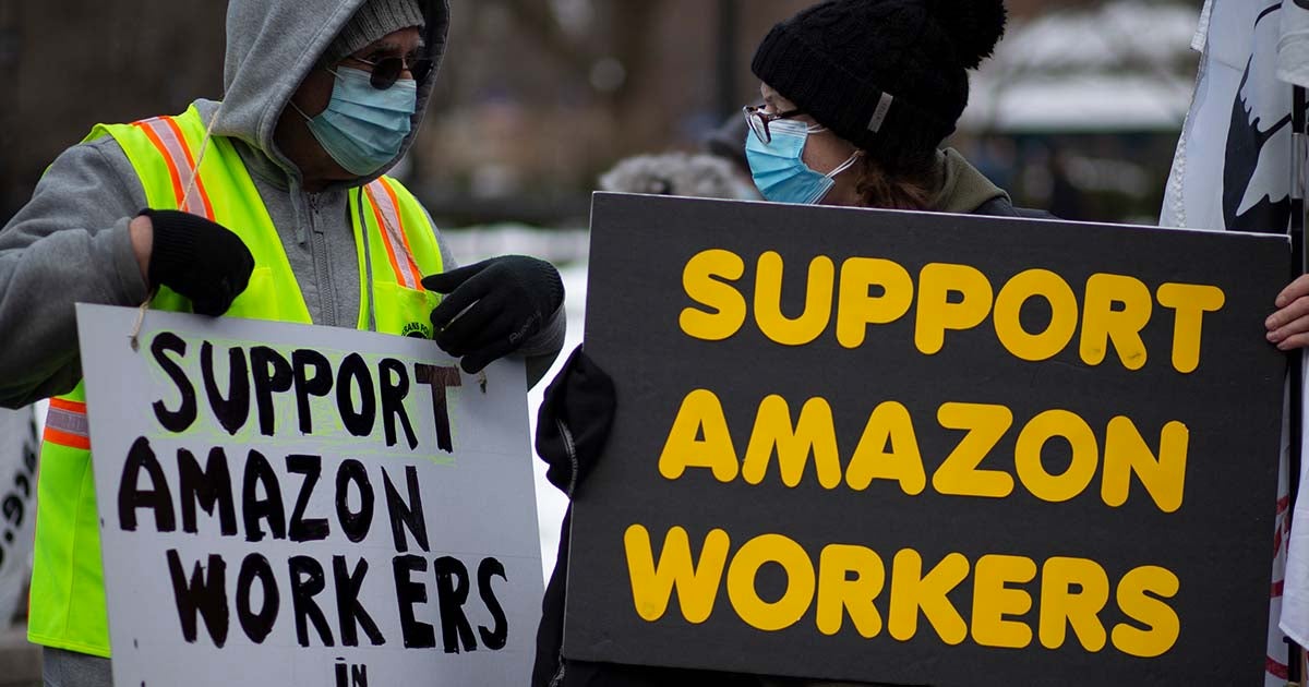 Teamsters Threaten to Strike Amazon - 2,500 Cook County Workers Strike - Black Tik Tock Creators Strike