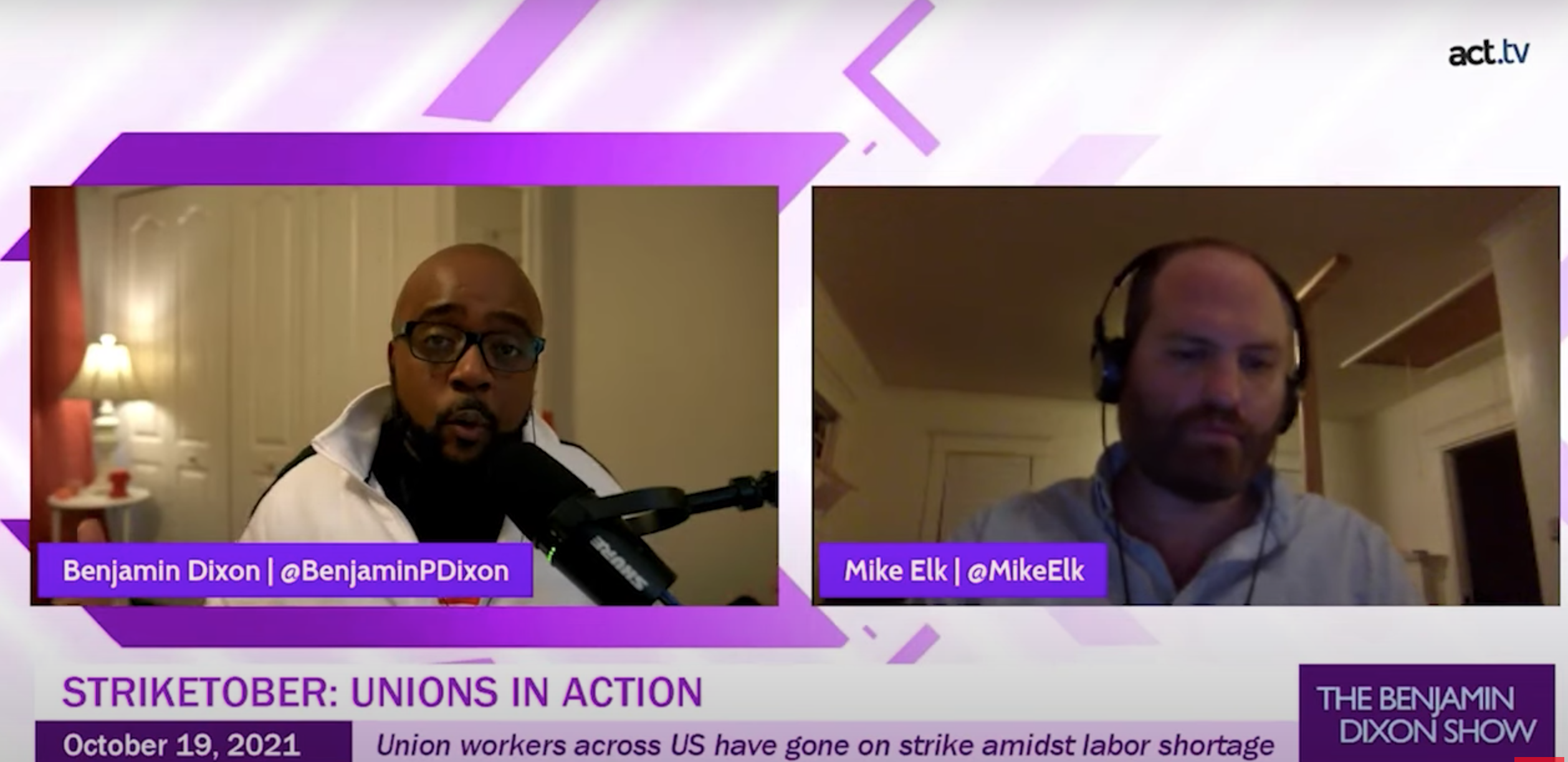 Benjamin Dixon & Melk Talk Erasure of Black Workers in Striketober Coverage