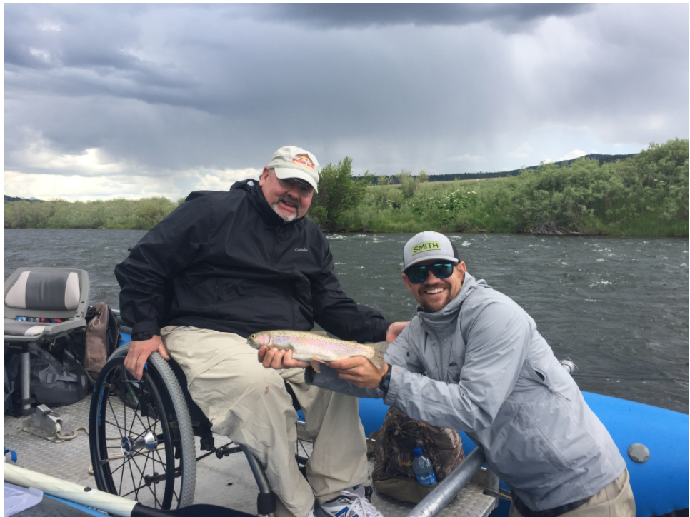 Camp BullWheel Let’s People with Disabilities Fly Fish in Montana