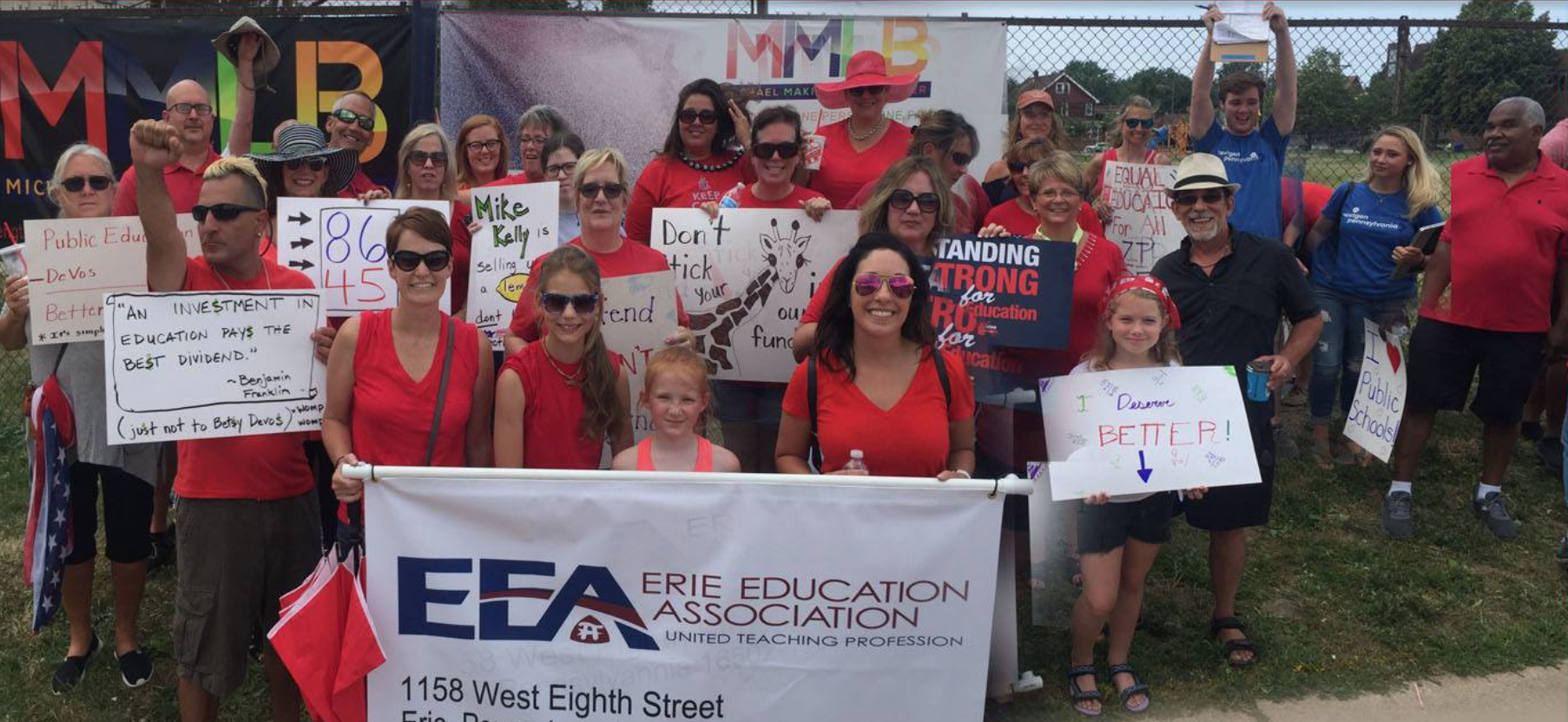 Over 800 Erie Educators Walkout Over Gun Violence - Movie Theater Workers Strike in Seattle & Unionize on East Coast - St. Vincent's Hospital Breaks D