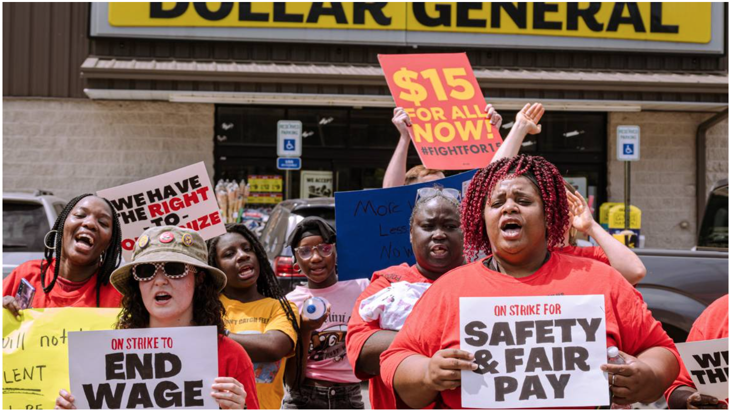 Payday Tracks 2,100 Strike - S.C Dollar General Workers Strike - Hotel Workers Vote to Strike During Comic-Con