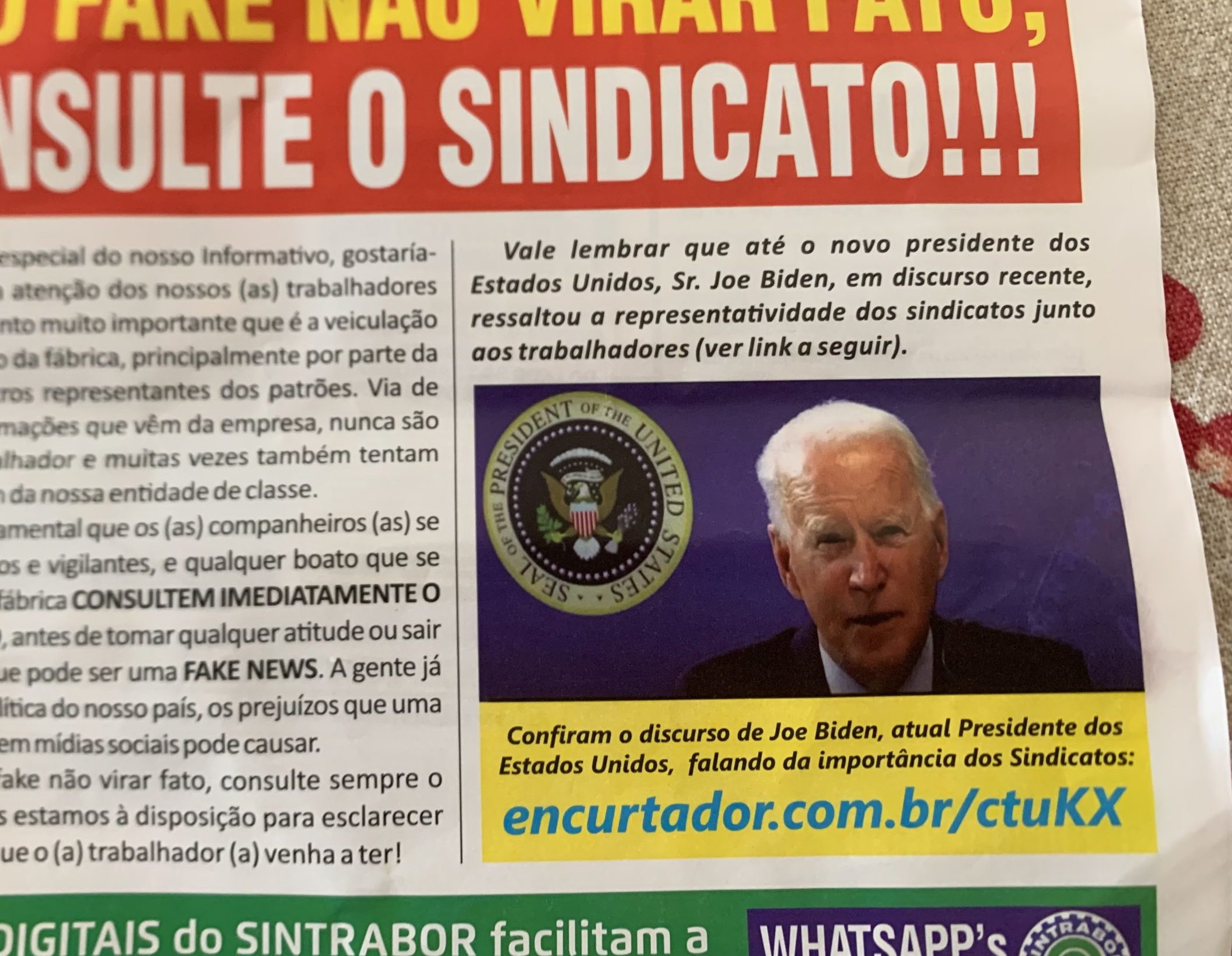 Biden’s Pro-Union Speeches Helped Brazilian Unions Fight Bolsonaro