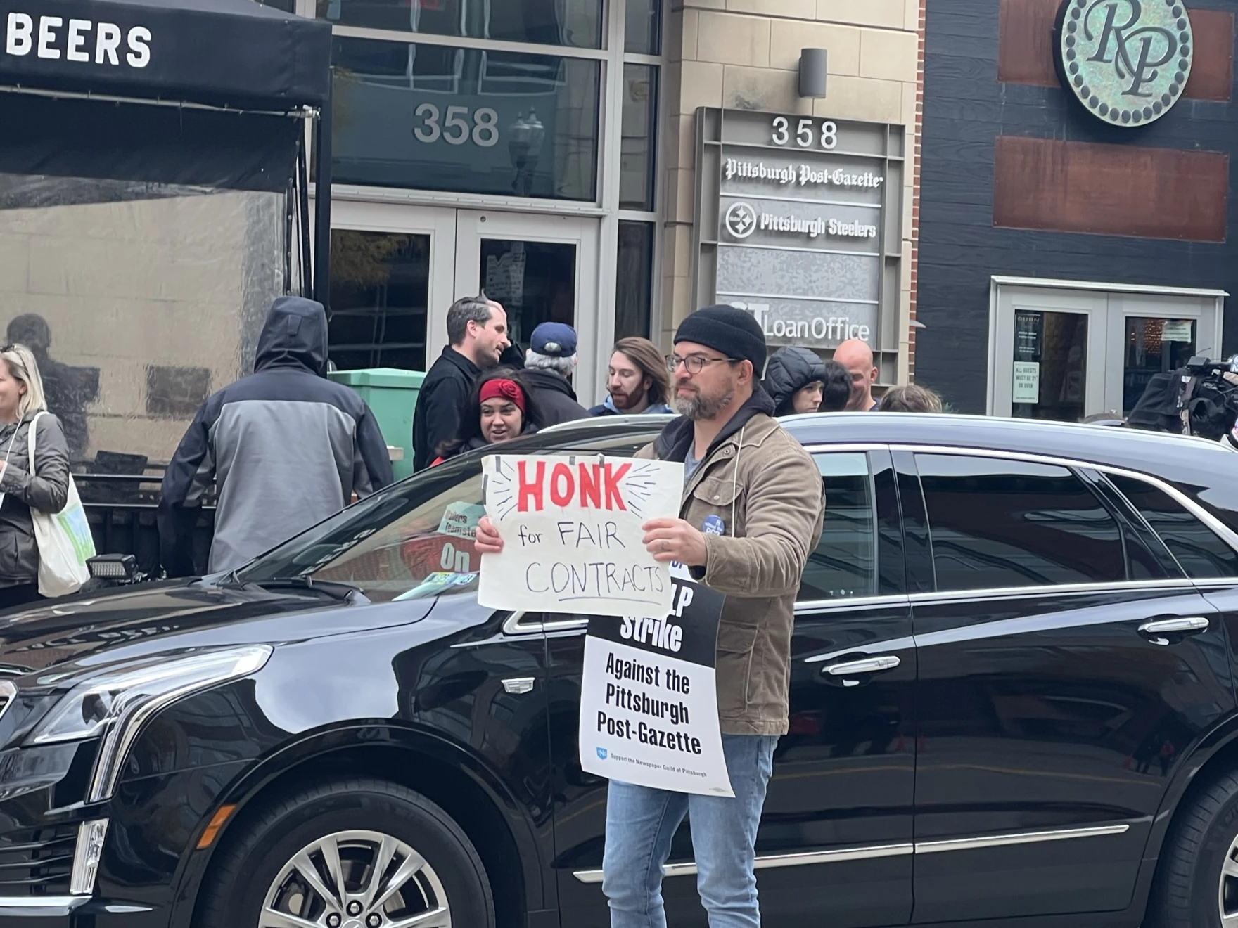 Top Pgh NewsGuild Backer Crosses Picket Line as Strike Implodes - Arkansas Tyson Worker Strike-  Rutgers Strike Could Grow to 11,000