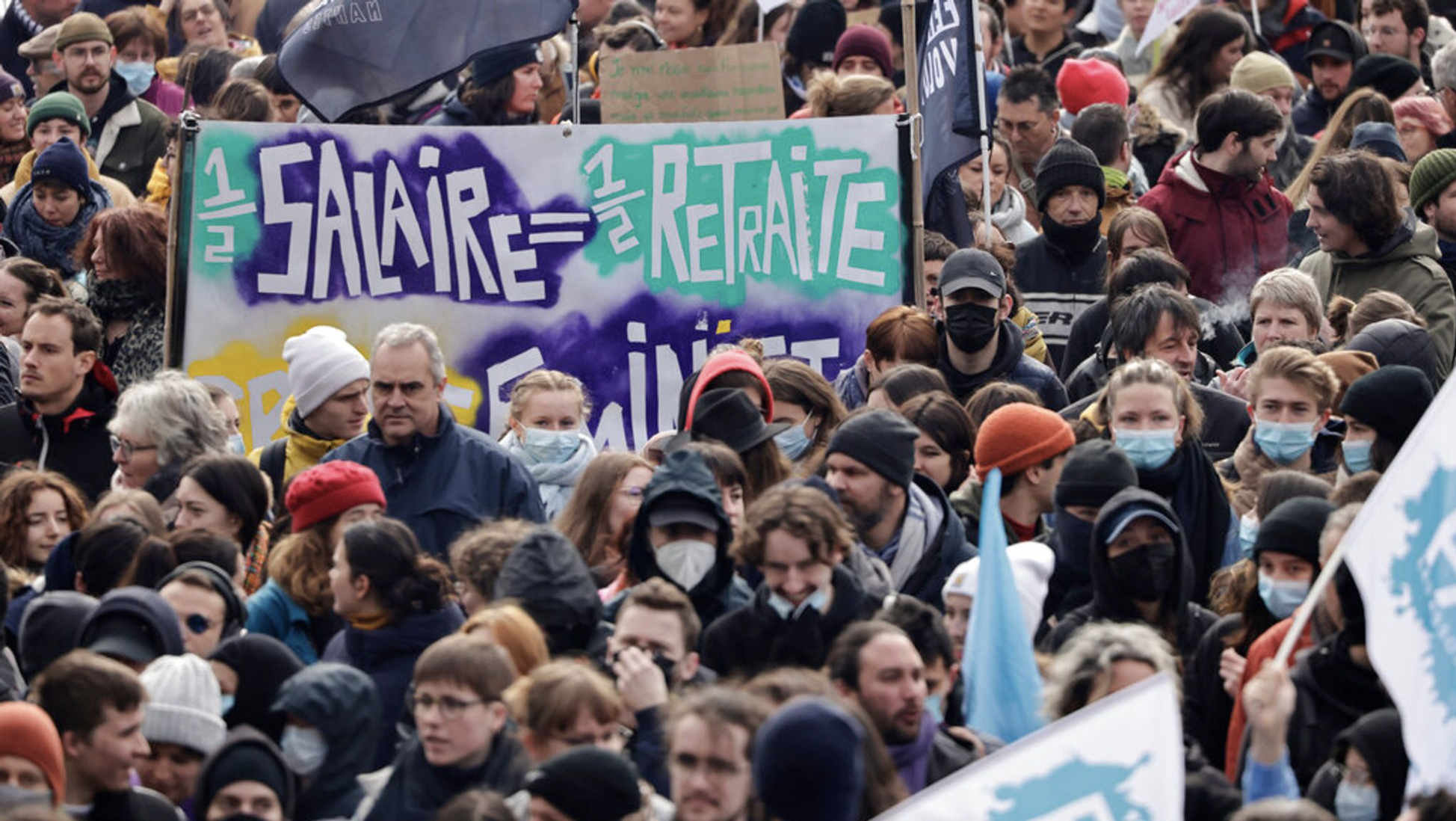 After Macron Raised Retirement Age, French Unions Promise Largest Strike Yet on May Day