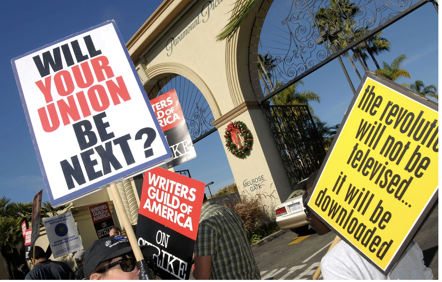 Writers Guild Launches “Scab Tracker” Strike - LA Film Permits Down 51% - "Hit Squad" Formed to Shut Down More Production