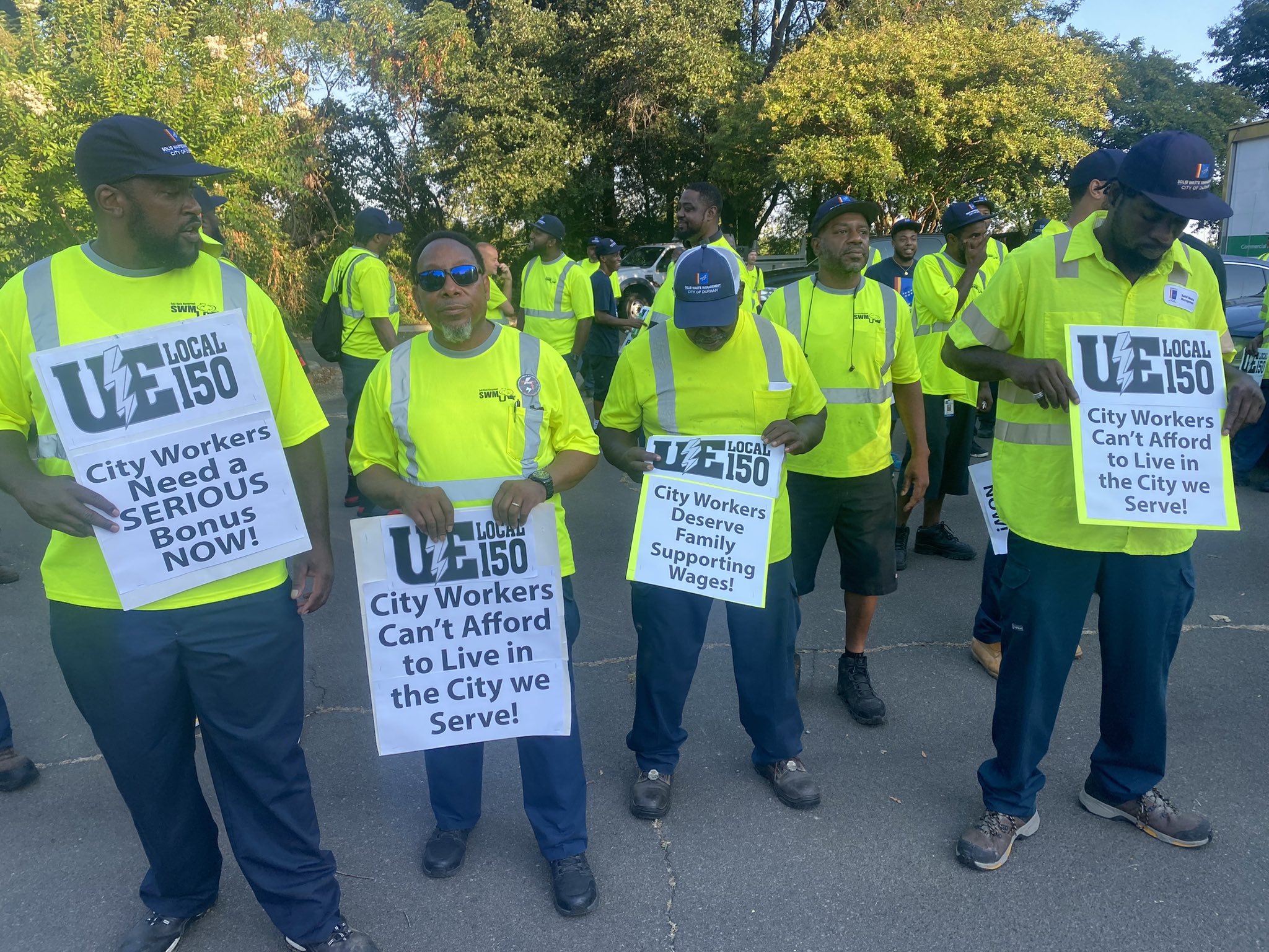 Durham Public Works Employees “Illegally” Strike for 1st Time